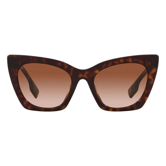 NEW BURBERRY BE4372U 300213 SUNGLASSES CAT EYE HAVANA WOMEN  BE4372U 3002/13 - Picture 3 of 4